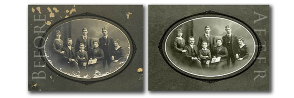 photo restoration sample